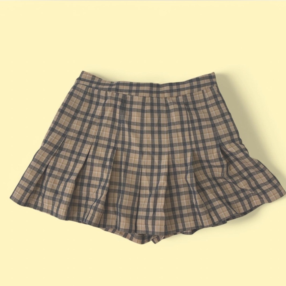Plaid Mini Skort/Skirt